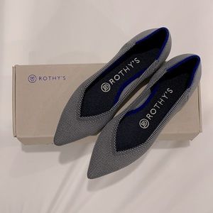Rothy’s The Point Flats in Cloud Grey Birdseye